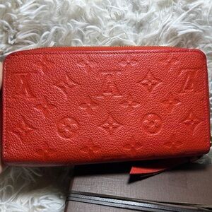 Secret Monogram Louis Vuitton Empreinte Leather Zip-Around Wallet